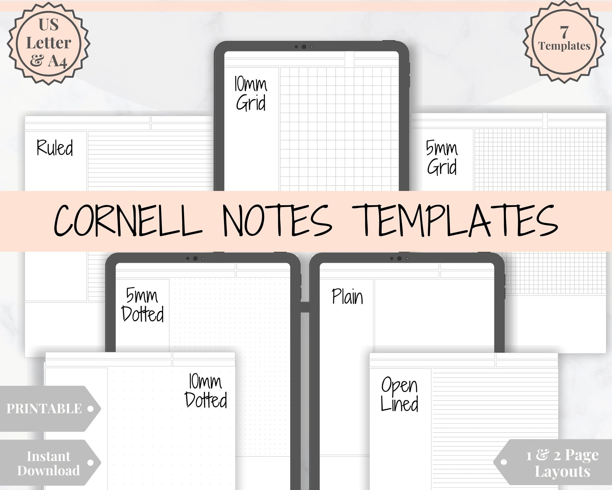 cornell notes template onenote