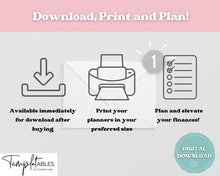 Load image into Gallery viewer, DEBT SNOWBALL TRACKERS, Debt Payoff, Debt Tracker Printable, Dave Ramsey, Debt Payments, Finance Planner, Budget Planner, Debt Free Progress | RETRO 70s themed
