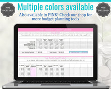 Load image into Gallery viewer, Dave Ramsey Debt Snowball Calculator, 20 debts, Excel Budget Planner spreadsheet, Financial Planner, Debt Payoff Automatic Tracker Template | Blue
