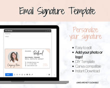 Load image into Gallery viewer, Email Signature Template BUNDLE! Add Logo &amp; photo! Editable Canva Signature Design. Minimalist, Realtor, Real Estate, Professional, Gmail | Bundle 1
