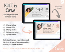 Load image into Gallery viewer, Email Signature Template BUNDLE! Add Logo &amp; photo! Editable Canva Signature Design. Minimalist, Realtor, Real Estate, Professional, Gmail | Bundle 1
