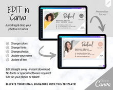 Load image into Gallery viewer, Email Signature Template BUNDLE! Add Logo &amp; photo! Editable Canva Signature Design. Minimalist, Realtor, Real Estate, Professional, Gmail | Bundle 2
