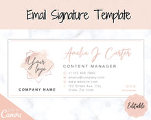 Load image into Gallery viewer, Email Signature Template BUNDLE! Add Logo &amp; photo! Editable Canva Signature Design. Minimalist, Realtor, Real Estate, Professional, Gmail | Bundle 3
