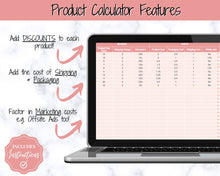 Load image into Gallery viewer, Etsy Profit Calculator, Pricing Spreadsheet for Small Business &amp; Etsy Sellers, Excel and Google Sheets, Fees Strategy, Sell on Etsy Store
