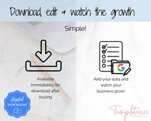 Load image into Gallery viewer, Etsy Sales Map Tracker, Global Order Tracker, Small Business World Sales, Automated Country Sales Map, Google Sheets Spreadsheet, Postcode | Blue
