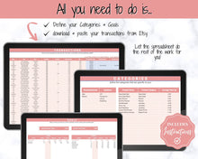 Load image into Gallery viewer, Etsy Small Business Tracker! Editable Google Sheets for your Business, Profit Loss, Income Expense, Product, Inventory, Fees, Book keeping
