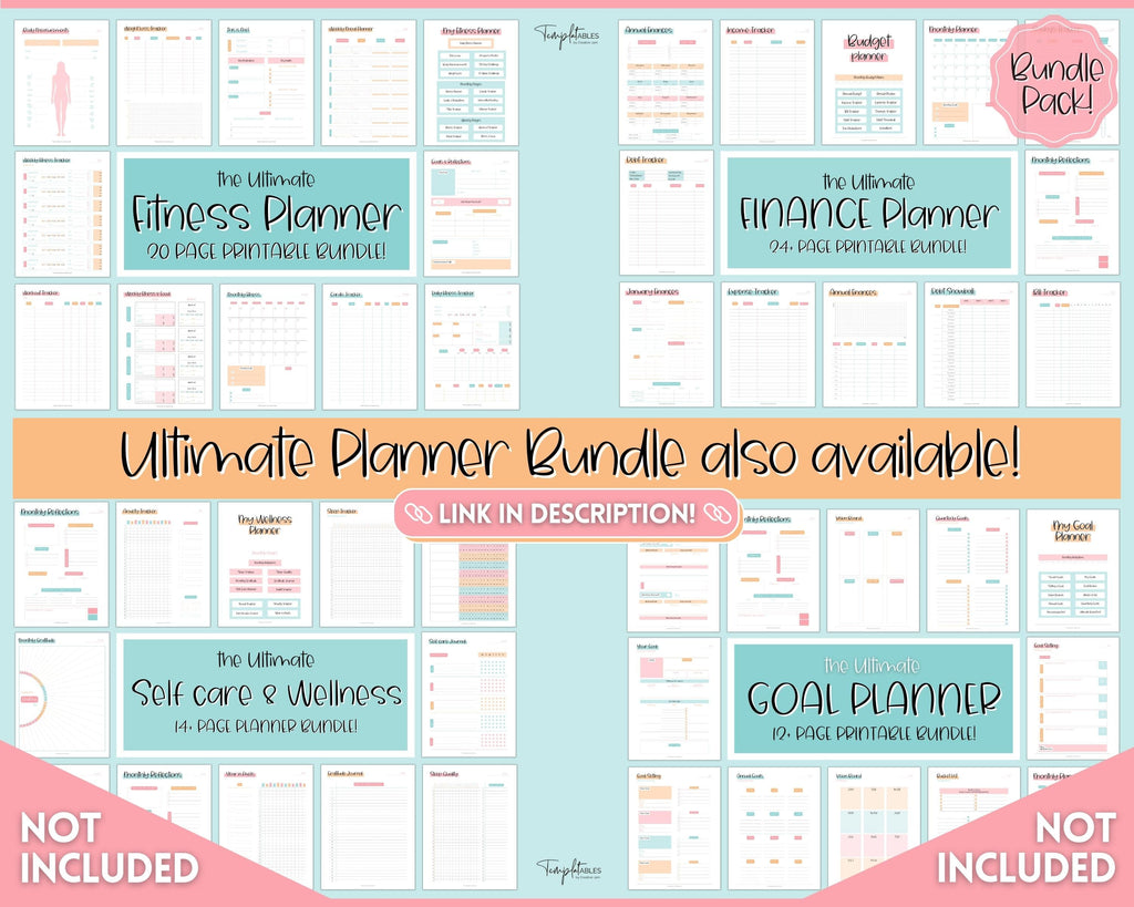 FREE Monthly Planner Printable, To Do List - Colorful