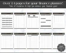 Load image into Gallery viewer, Finance Planner BUNDLE! Budget Planner Templates, Financial Savings Tracker Printable Binder, Monthly Debt, Bill, Spending, Expenses Tracker | Mango
