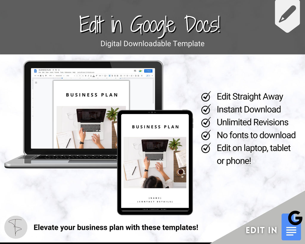 Small Business Plan Template - Google DOCS