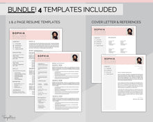 Load image into Gallery viewer, GOOGLE DOCS Resume Template. CV template free. Creative Resume Template. Minimalist Executive. Resume Template Bundle. Curriculum Vitae | Style 4
