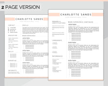 Load image into Gallery viewer, GOOGLE DOCS Resume Template. CV template free. Creative Resume Template. Minimalist Executive. Resume Template Bundle. Curriculum Vitae | Style 5
