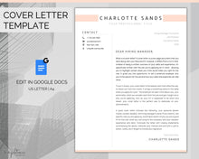 Load image into Gallery viewer, GOOGLE DOCS Resume Template. CV template free. Creative Resume Template. Minimalist Executive. Resume Template Bundle. Curriculum Vitae | Style 5
