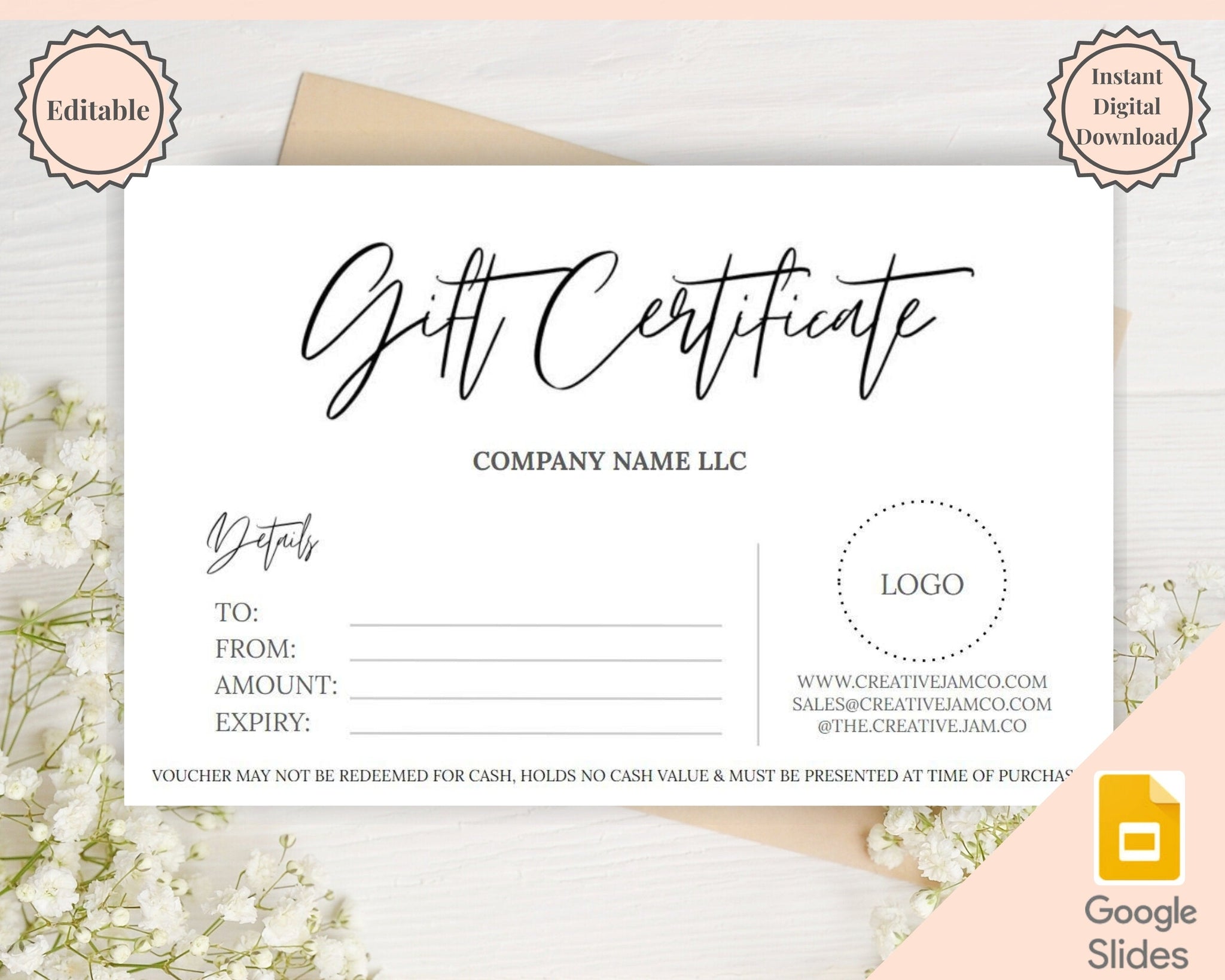 Editable Gift Certificate Templates Edit Holiday Certificate Free