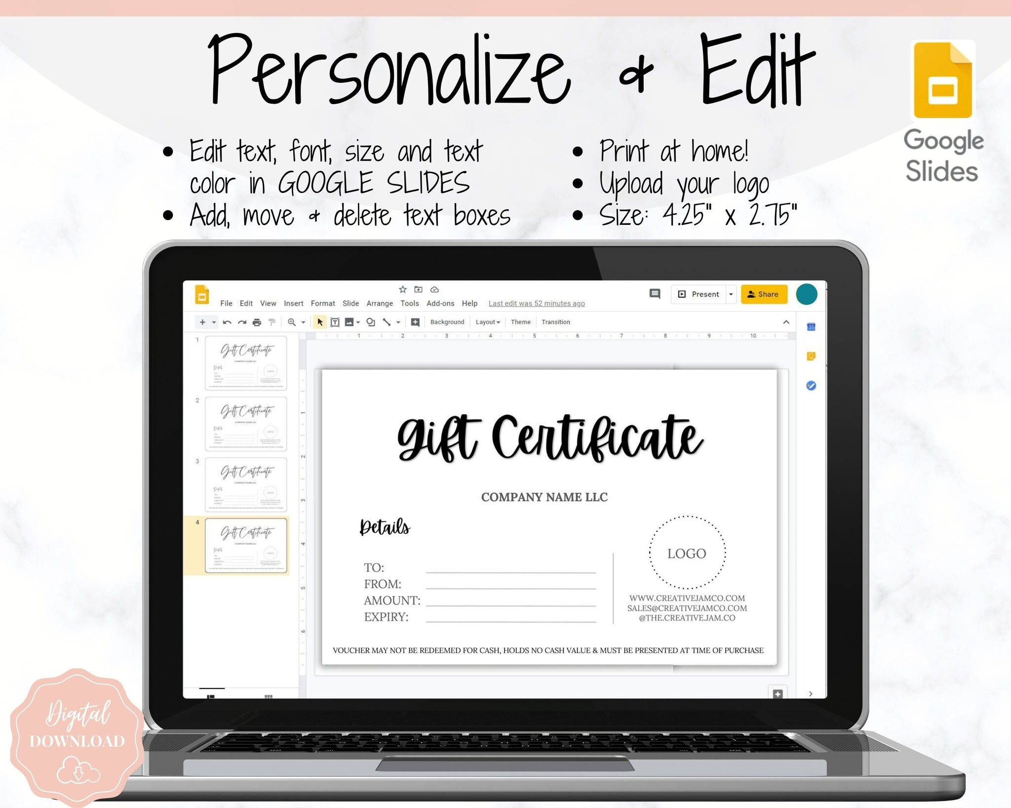 personal voucher template