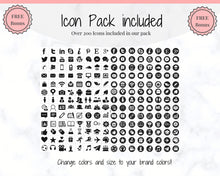 Load image into Gallery viewer, Gift Voucher, Gift Certificate Template. Editable Gift Card template, DIY Shop Voucher Template. Last minute gift Coupons. Organic Line Art | Style 1
