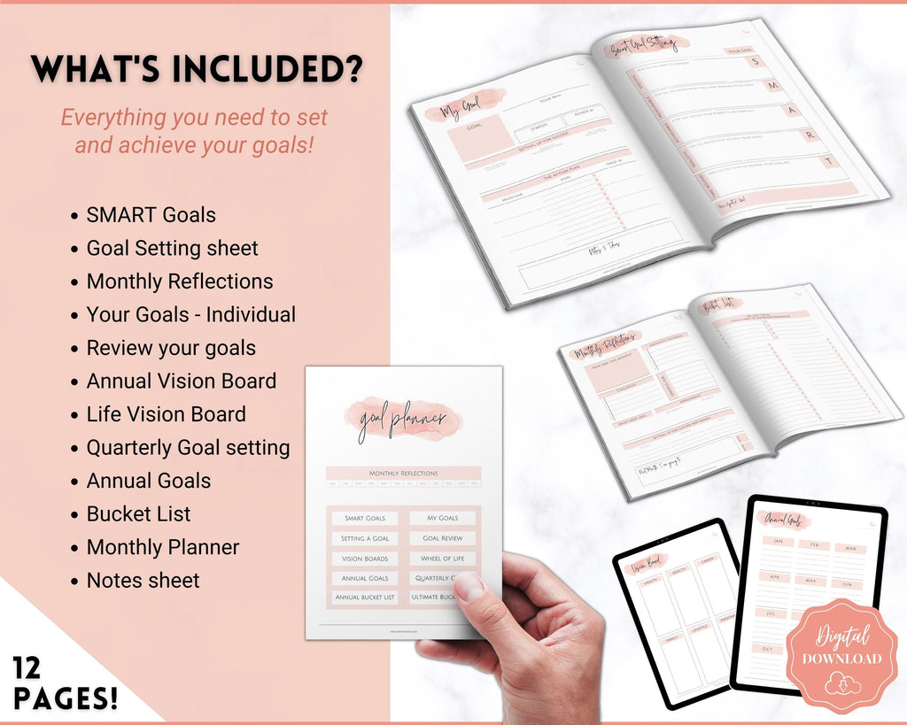 Monthly Review Personal Size Printable Monthly Goal 