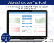 Load image into Gallery viewer, Google Sheets AIRBNB Spreadsheet Business Tracker, Rental Vacation Property, Editable Monthly Annual Profit Loss, Real Estate Income Expense, Super Host

