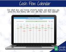 Load image into Gallery viewer, Google Sheets AIRBNB Spreadsheet Business Tracker, Rental Vacation Property, Editable Monthly Annual Profit Loss, Real Estate Income Expense, Super Host
