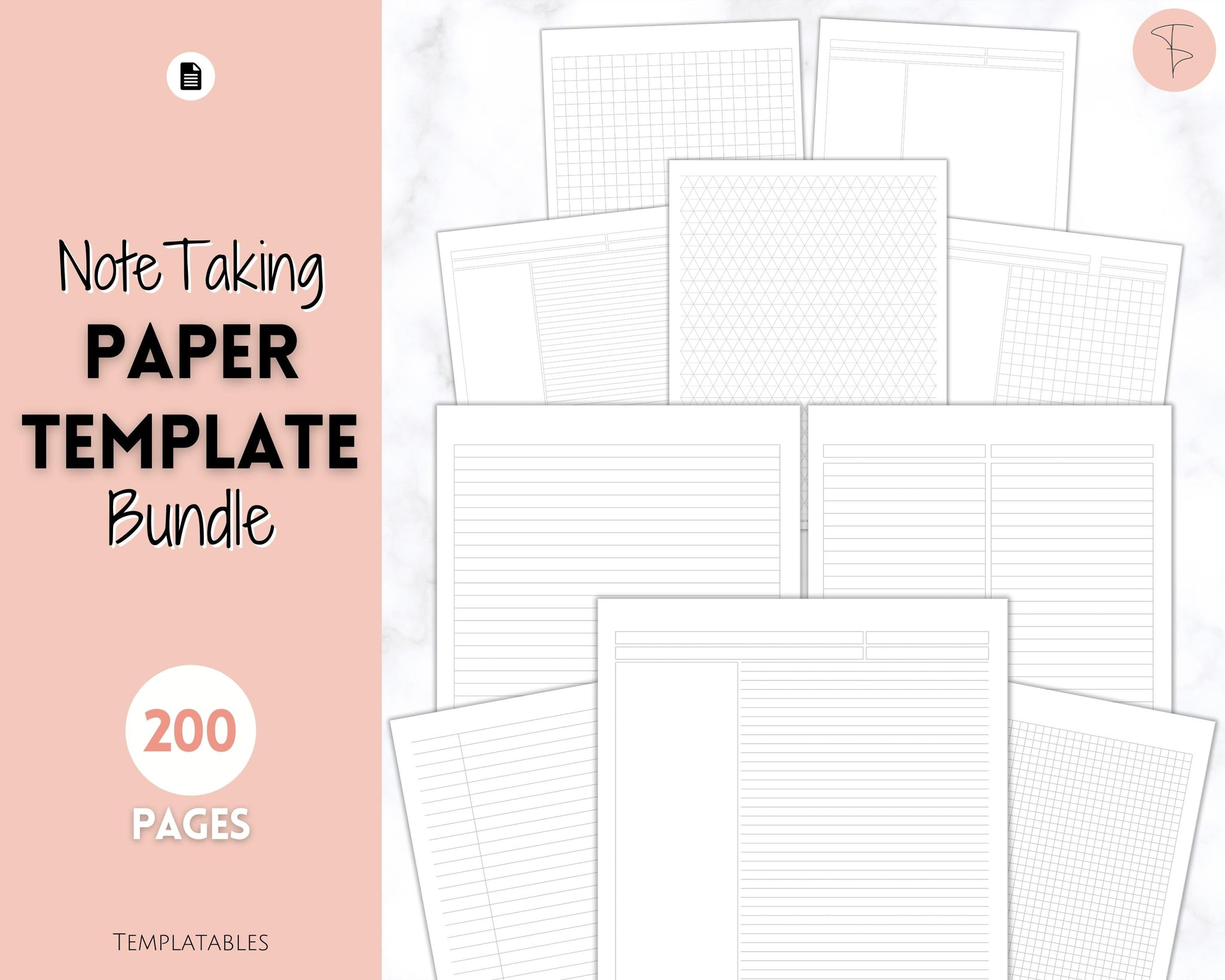 Taking Note Paper Printable