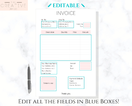 Customer Invoice Order Form Templates Editable Printable Templates