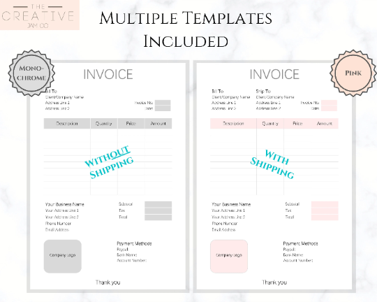 Customer Invoice Order Form Templates Editable Printable Templates