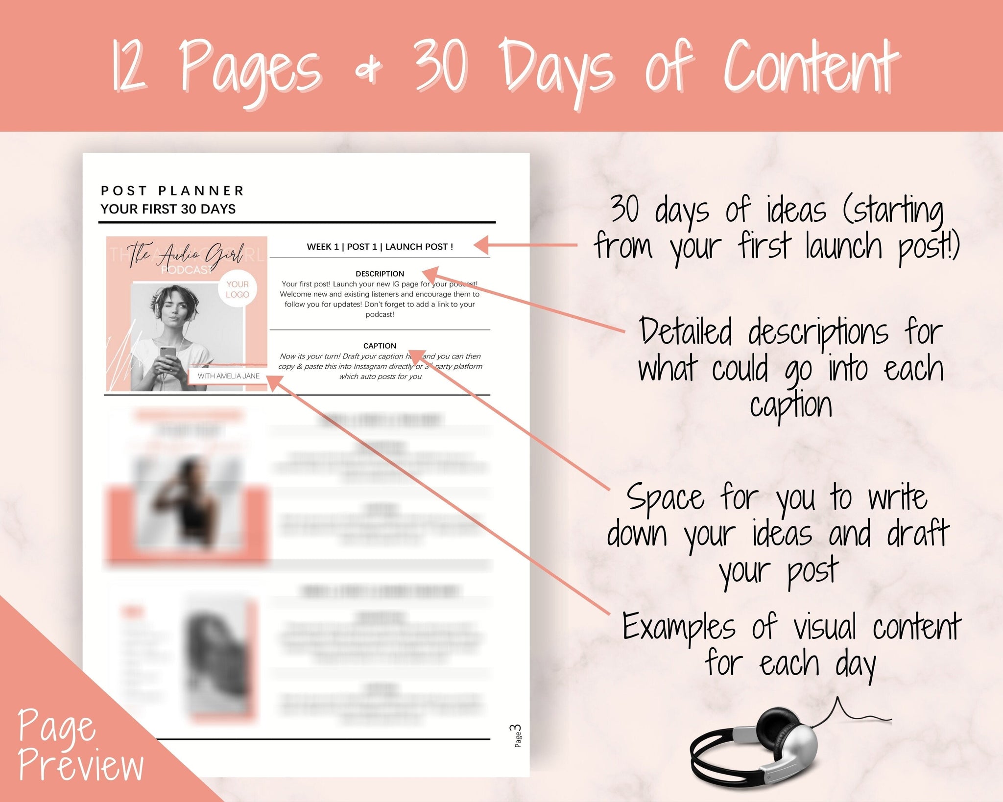 Instagram Content Calendar for Podcasters, Planning & Marketing Guide Instagram Content Calendar for Podcasters, Planning & Marketing Guide
