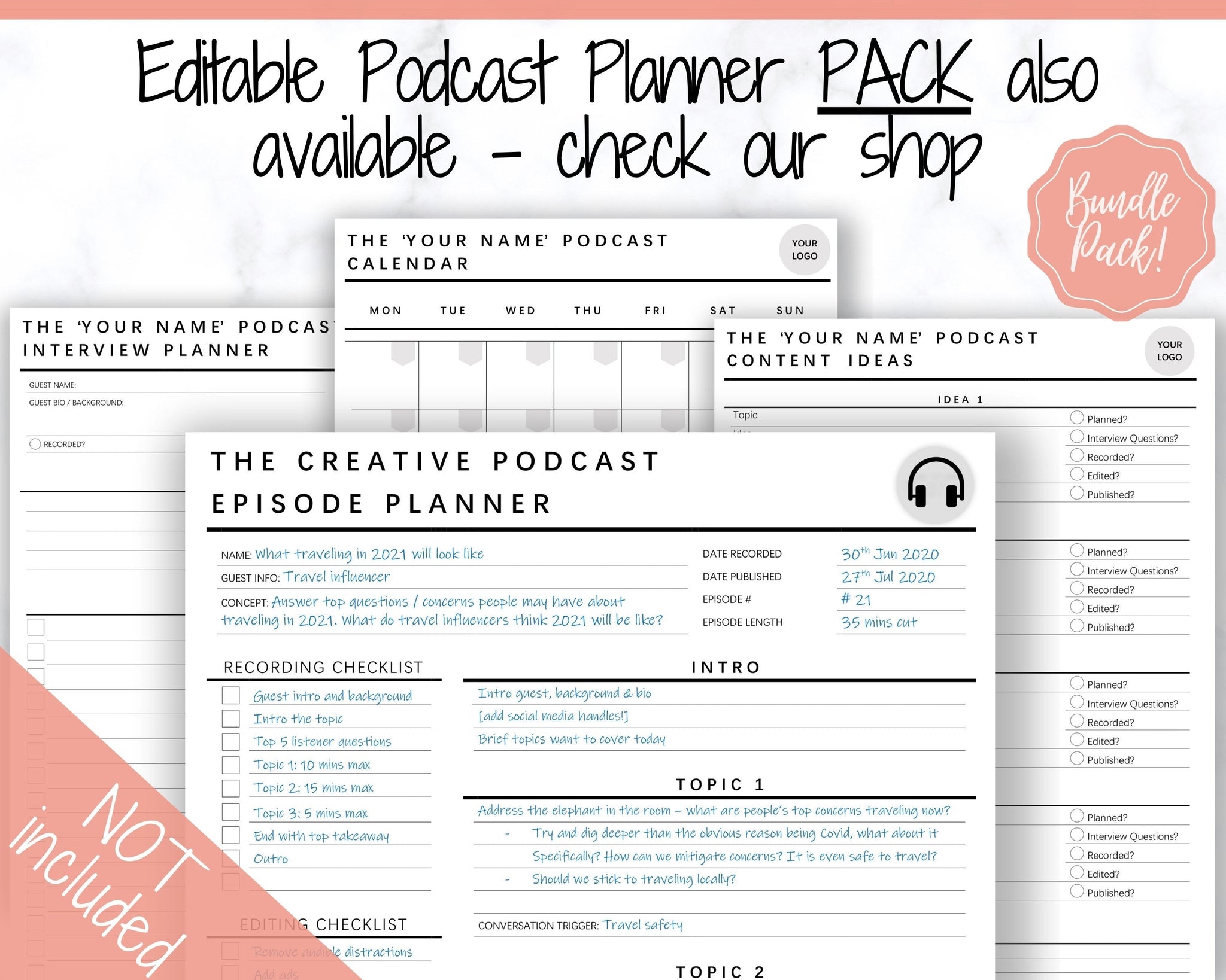 Instagram Content Calendar for Podcasters, Planning & Marketing Guide