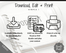 Load image into Gallery viewer, Instagram Content Calendar. PODCAST Planner Marketing Guide, Social Media Template, Podcasting Instagram Post, Podcasters Content Planner
