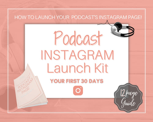 Instagram Content Calendar. PODCAST Planner Marketing Guide, Social Media Template, Podcasting Instagram Post, Podcasters Content Planner