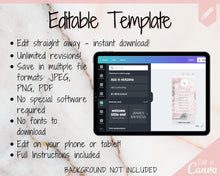 Load image into Gallery viewer, Instagram Template PRICE LIST Instagram Story! Canva Price List Template for feed, IG Stories, Highlights. Instagram Marketing, Social Media | Lifestyle Pink
