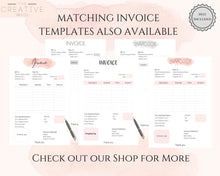Load image into Gallery viewer, ORDER FORM Invoice Template, EDITABLE Custom Receipt Template, Printable Customer Sales Order Invoice, Receipt Form, Edit &amp; Download | Style 9
