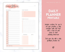 Load image into Gallery viewer, PINK Planner bundle, Daily Planner, Weekly Planner, Monthly Printable PACK! Planner Insert Sets, To do List, Productivity, Work Day, Hourly

