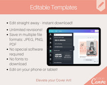 Load image into Gallery viewer, Podcast COVER ART Templates. 10 Editable Podcast Canva Mockups. Pod cast Photo. Podcast Graphics BUNDLE. Podcaster podcasting, Podcast Cover | Pink
