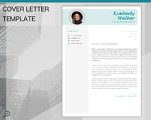 Load image into Gallery viewer, Professional Resume Template Word. CV Template Professional, CV Design, Executive Resume Template, Clean Curriculum Vitae, Minimalist, Free | Style 14
