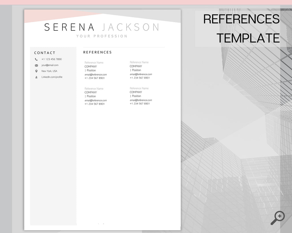 Professional Resume CV Template | Microsoft Word | Style 15