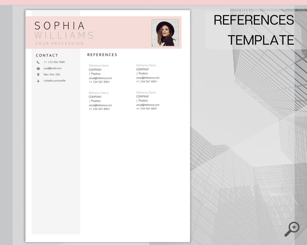 Professional Resume CV Template | Microsoft Word | Style 24