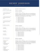 Load image into Gallery viewer, Professional Resume Template Word. CV Template Professional, Modern Executive Resume Template, Clean, Minimalist Resume, Free Docs Bundle | Style 1
