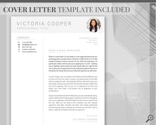 Load image into Gallery viewer, Professional Resume Template Word. CV Template Professional, Modern Executive Resume Template, Clean, Minimalist Resume, Free Docs Bundle | Style 11
