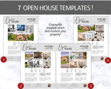 Load image into Gallery viewer, REAL ESTATE Marketing Bundle! Open House Flyer, Instagram, Facebook Templates, Realtor Agent Branding, Just Listed Sign, New Listing Kit
