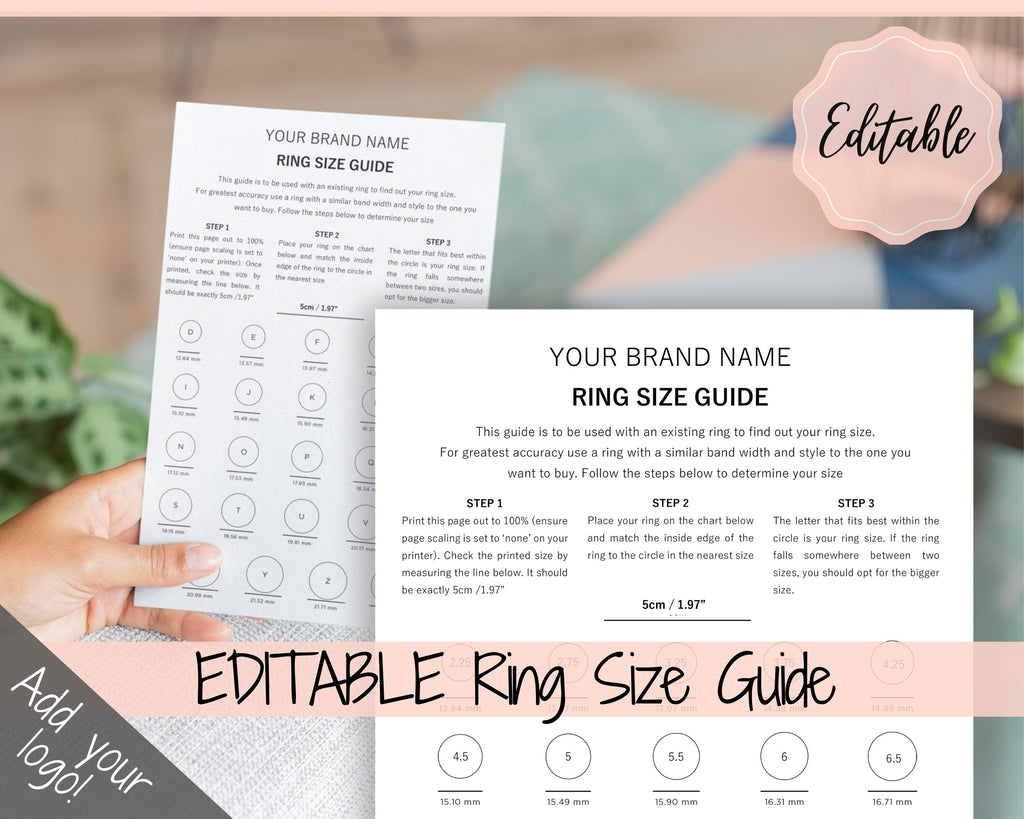 Slide On Ring Sizer