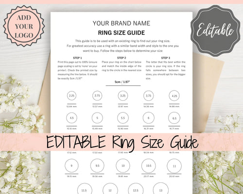 RING Size Guide, Ring Sizer Printable. Ring Size Chart, Multisizer, Ring Sizing Tool, How to Measure Your Ring Size, jewelry, finger, USA UK