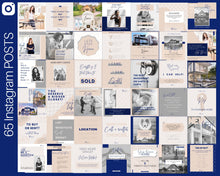 Load image into Gallery viewer, Real Estate BUNDLE! 130 Realtor Instagram Templates, 65 Facebook Posts, 6 Email Signature Templates, Open House Real Estate Signs, Canva
