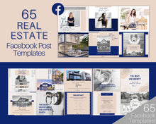 Load image into Gallery viewer, Real Estate BUNDLE! 130 Realtor Instagram Templates, 65 Facebook Posts, 6 Email Signature Templates, Open House Real Estate Signs, Canva
