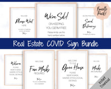 Load image into Gallery viewer, Real Estate BUNDLE! 130 Realtor Instagram Templates, 65 Facebook Posts, 6 Email Signature Templates, Open House Real Estate Signs, Canva
