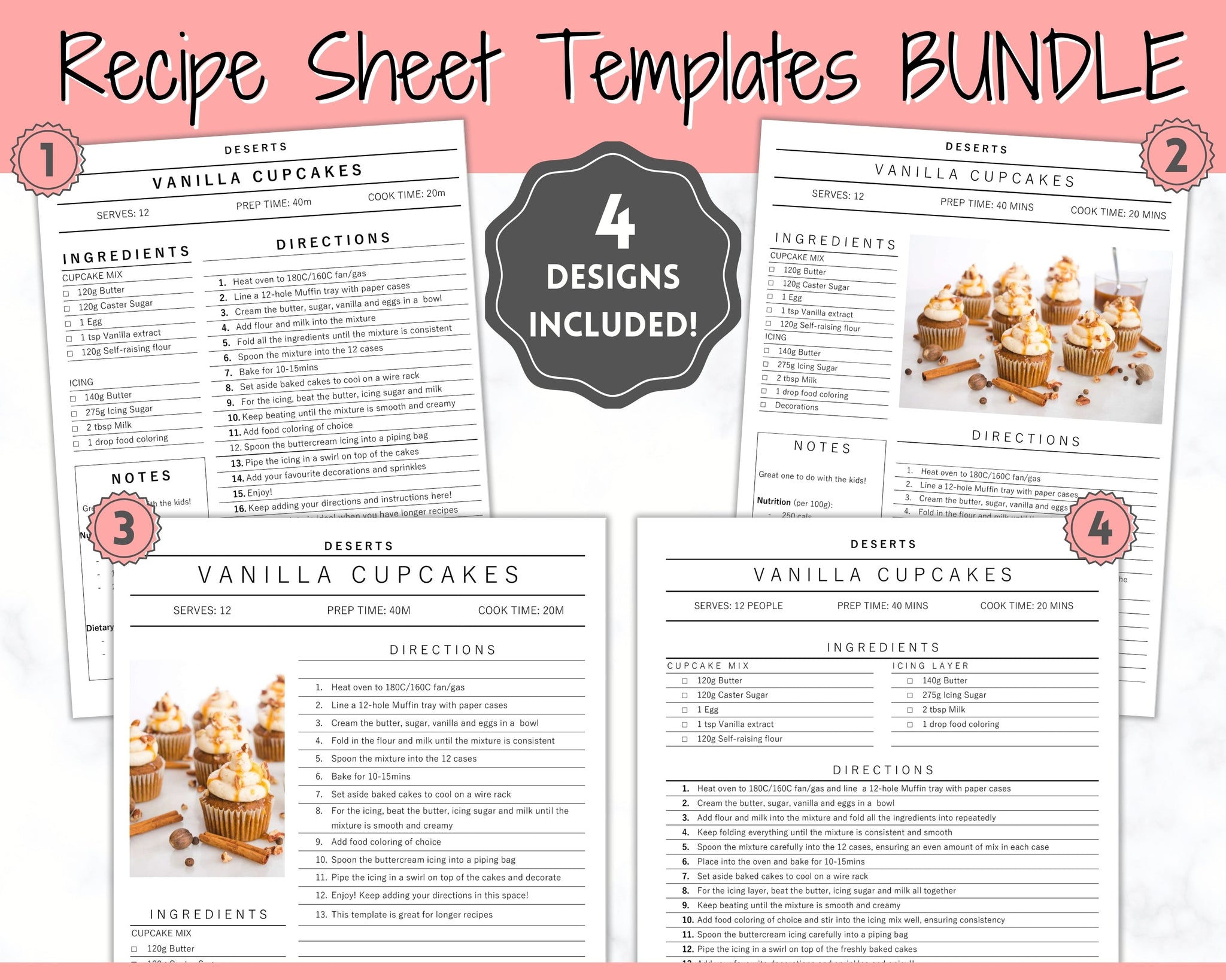 Recipe Book Template –Breakfast