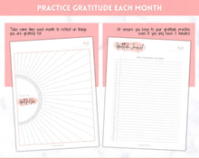 Load image into Gallery viewer, Self Care Journal &amp; Wellness Planner BUNDLE! Printable Selfcare Tracker, Checklist, Health Planner, Wellbeing, Mindfulness, Worksheet Kit | PINK Watercolor
