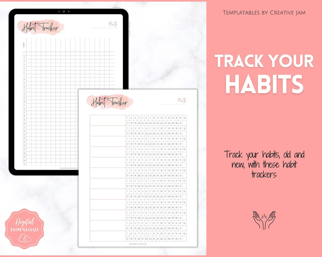 Self Care Journal & Wellness Planner BUNDLE | Printable Tracker