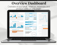 Load image into Gallery viewer, Small BUSINESS Tracker. Editable Spreadsheet for your Business, Automated Profit Loss, Income Expense, Product, Inventory, Etsy, Amazon eBay | Microsoft Excel
