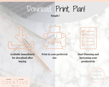 Load image into Gallery viewer, Social Media Planner Printable. Tracker for Instagram, YouTube, Facebook, Pinterest, Blog. Content, Business &amp; Marketing Planner, To Do List | Pink
