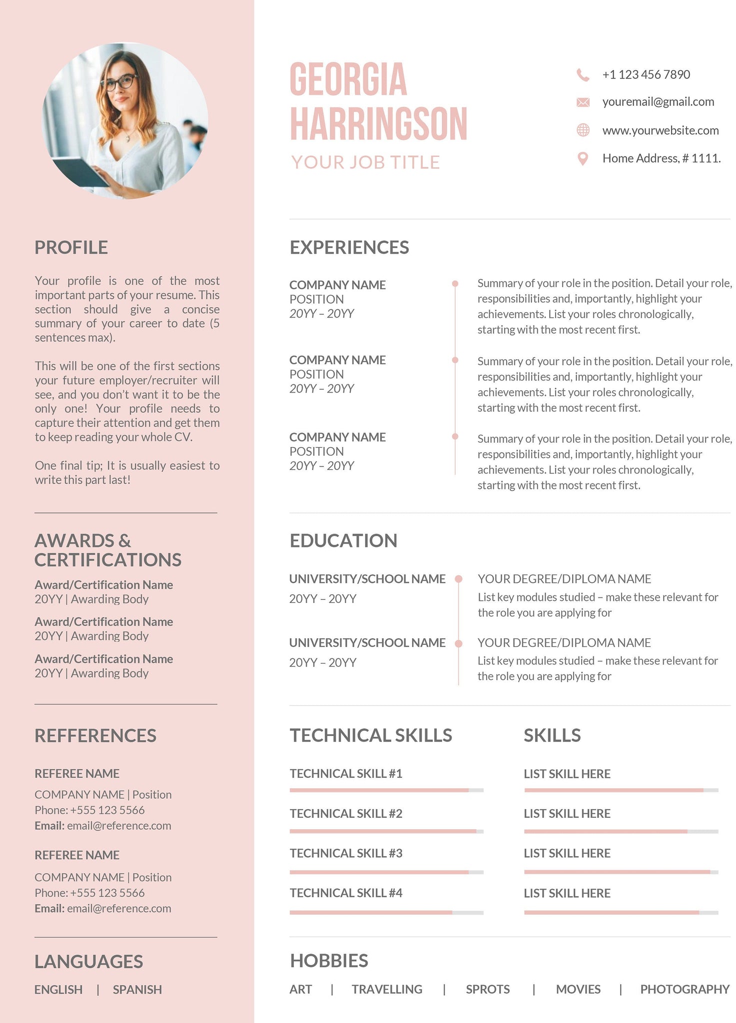 Sorority Recruitment Templates | Professional College Kit | Style 11